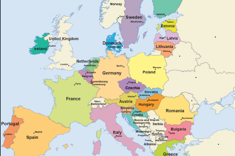 Europe Map  AM Copy 